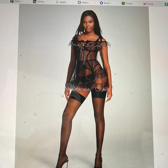 - Agent Probocateur popular Lorna babydoll  with crotchless pantries and s… - Picture 1 of 10